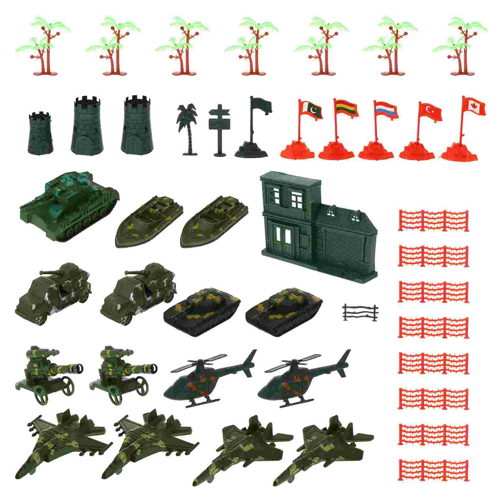 

41 Pcs Children's Toy Model Kids Scene Plastic Childrens Toys Simulated