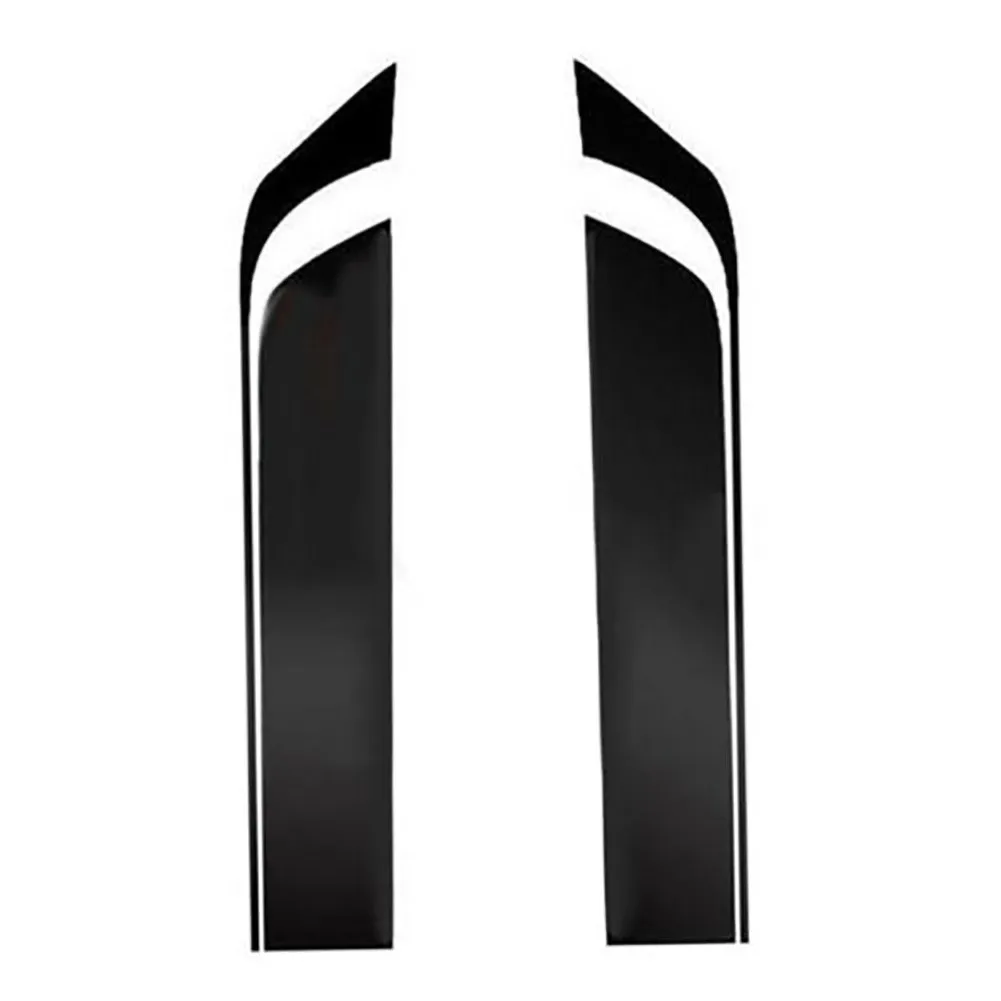 

2PCS Universal Black Racing Hood Striped Decal Automatic Vinyl Cap Sticker Ornament Decorative Car Sticker Black