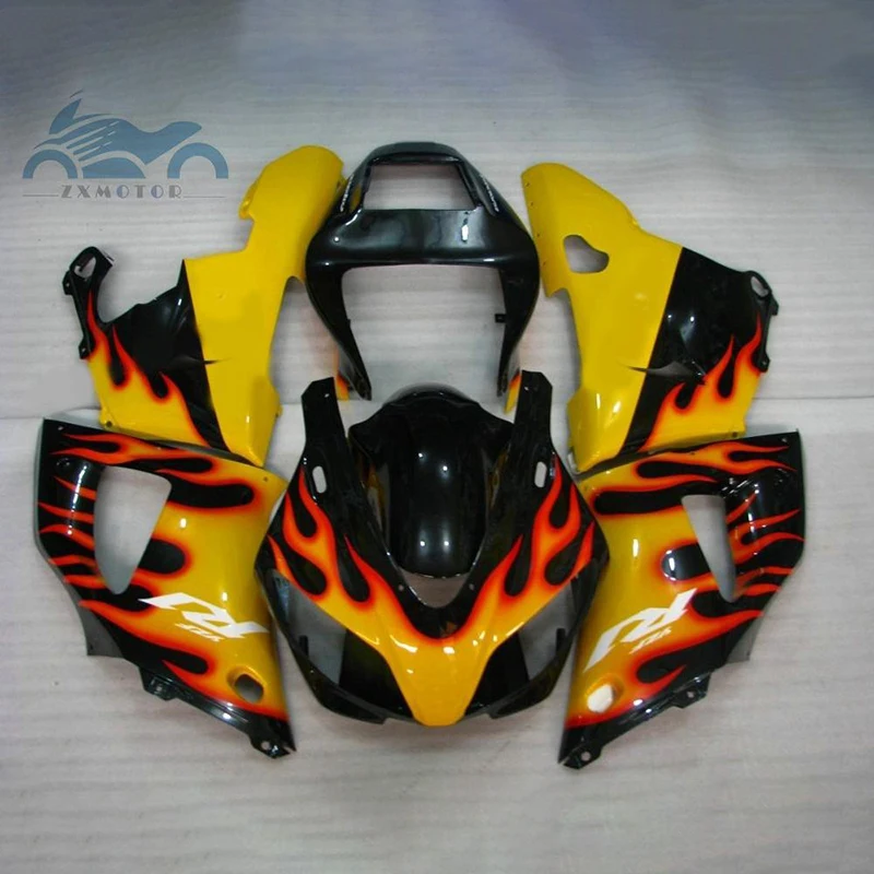 

Free Custom your motorcycle fairing Kits fit for YAMAHA YZF 1998 1999 R1 YZFR1 98 99 ABS plastic fairings bodywork yellow flames
