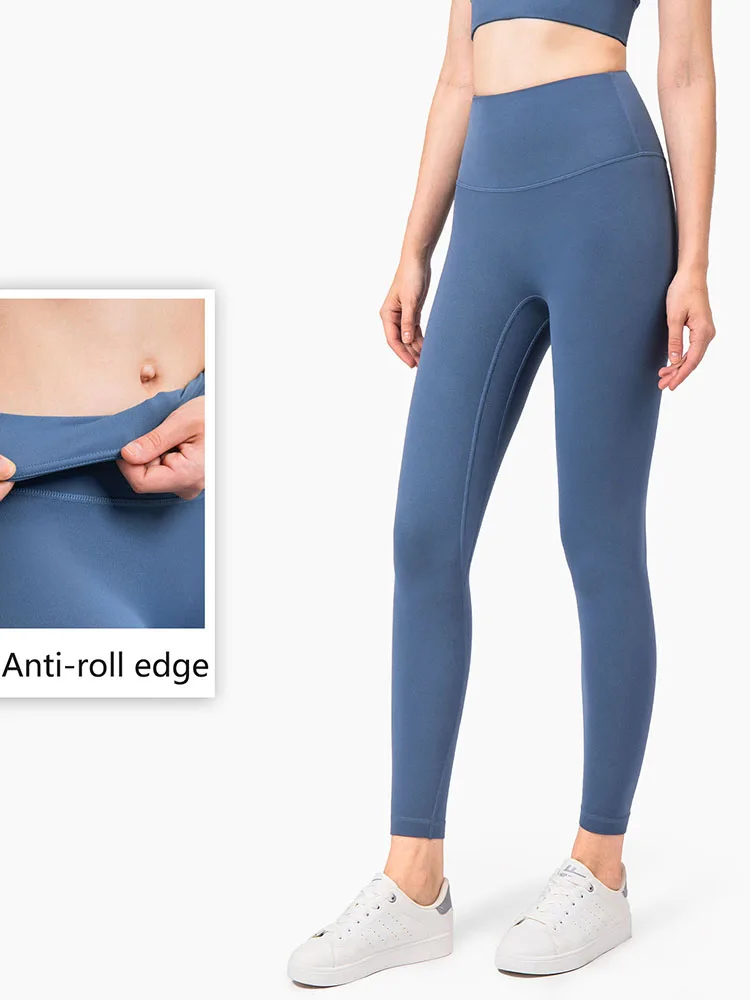 New High Waist Stretch Naked Feeling Leggings For Women Workout Sport Leggings Yoga Pants Gym Push Up Fitness Scrunch Tights