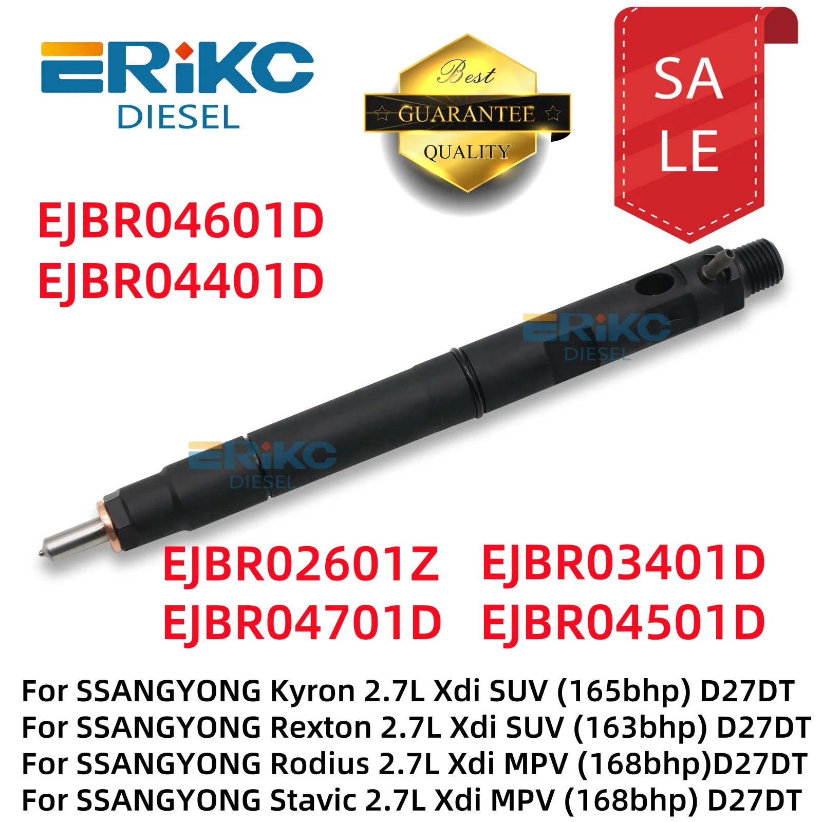 

EJBR02601Z EJBR04701D Дизельная форсунка EJBR03401D EJBR04501D EJBR04601D EJBR04401D для SSANGYONG Actyon Rexton Euro 3/4