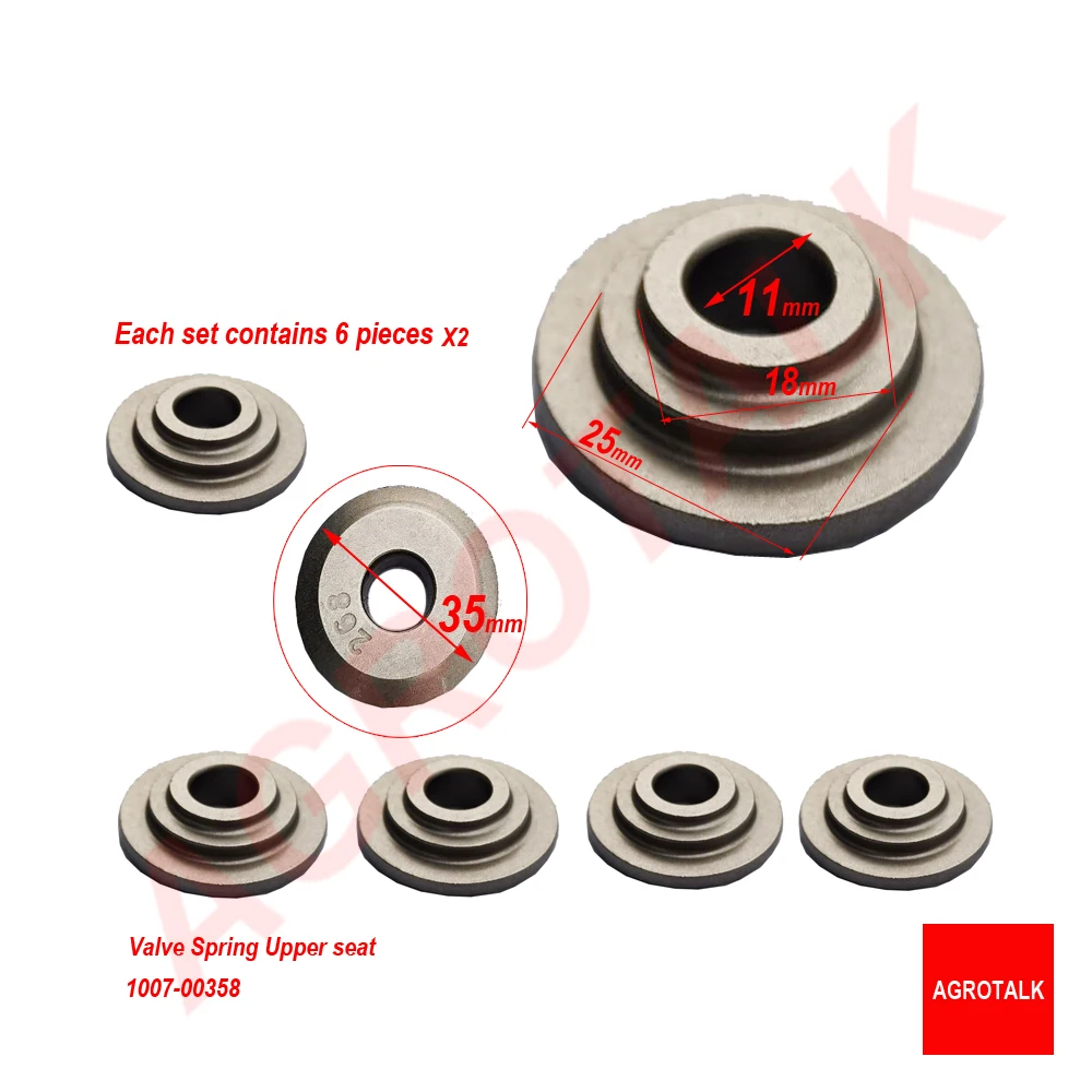 

Valve spring upper seats for Yutong series bus , part number: 1007-00358