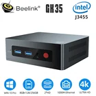 Мини-ПК Beelink GK35, Windows 10, Intel Apollo Lake Celeron J3455 8 ГБ ОЗУ 128 ГБ 256 ГБ SSD 2,4G и 5,8G, Двойной Wi-Fi BT 1000M LAN