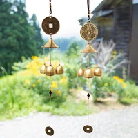 retro wind chime buddhist easy hanging traditional chinese style windbell home decor
