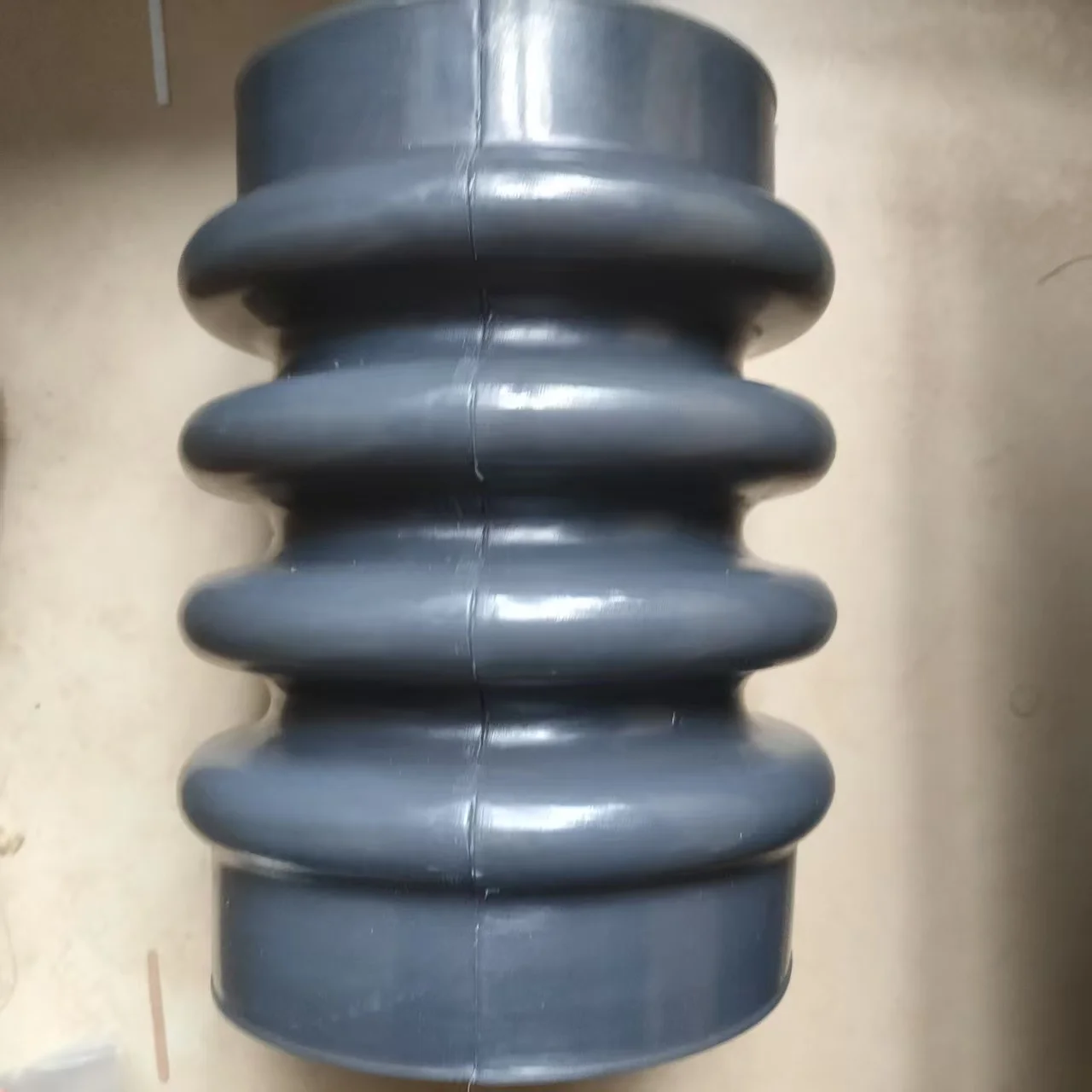 Фото Серый сильфон для Wacker Rammer BS500 BS50-2 BS50-4 OEM 0177355 ID135/124 мм, H210 мм №1