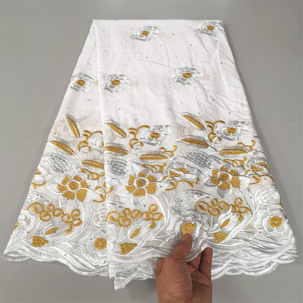 Швейцарская кружевная ткань 2023 красная африканская вышивка 100% хлопок