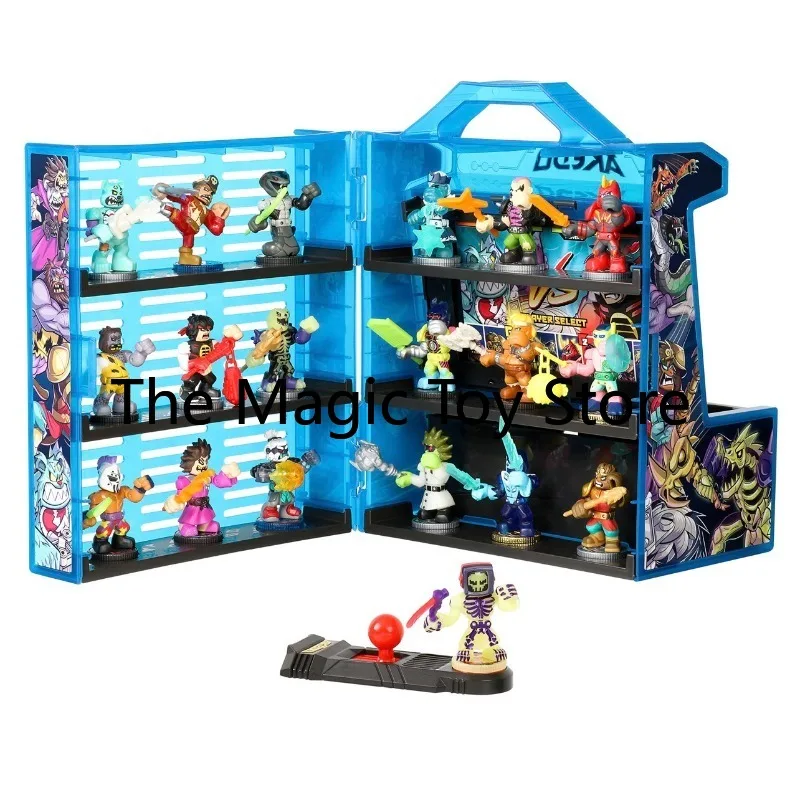 Фото Оригинальный футляр для хранения фигурок Akedo Arcade Warrior, вмещает 18 фигурок, коллекционная модель игрушки ограниченной серии №4