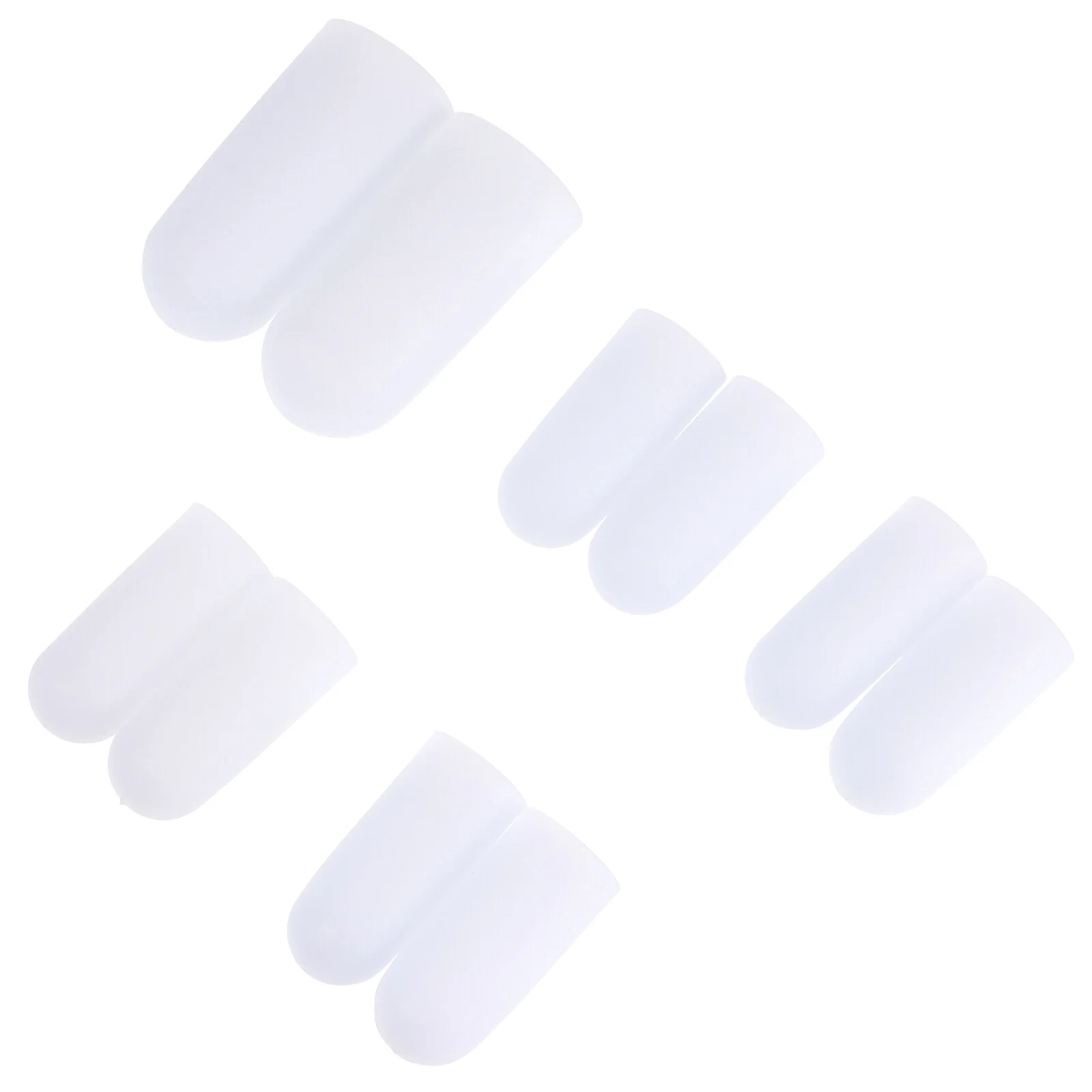 

Toe Caps, 5 Pairs Silicone Toe Protector, Toe Guards for Corns, Callus, Blisters, Toes, Ingrown Toenails, Toenails Loss