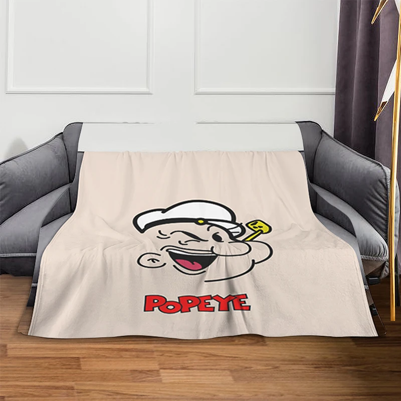 Одеяла для дивана A-Popeyes флисовое одеяло королевского размера постельное белье из