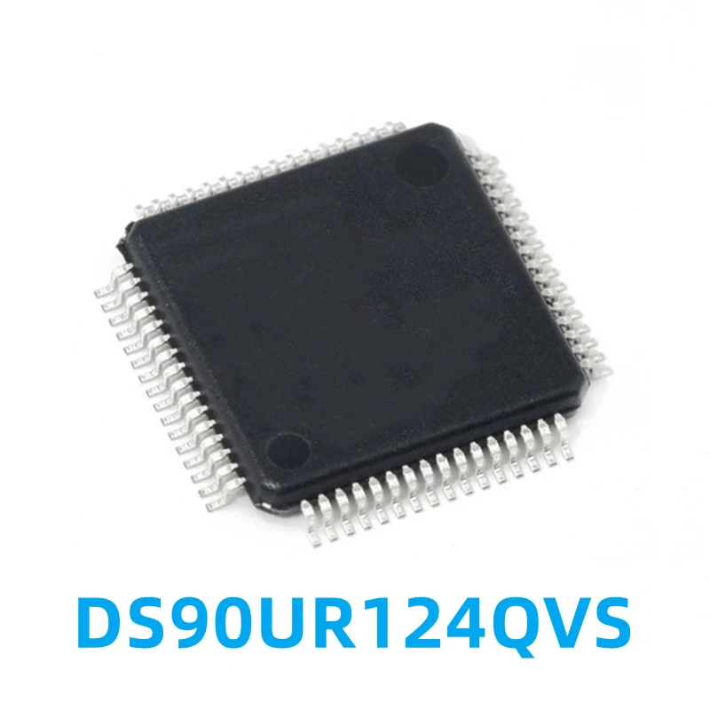 1 шт., DS90UR124QVS DS90UR124, инкапсулированный TQFP-64 Serializer/десертный IC чип на руке