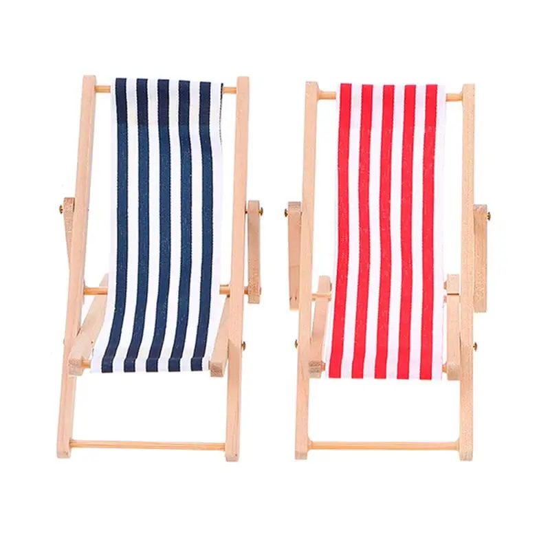 

2Pcs Decorative Mini Chairs Wear-resistant Doll Chairs Adorable Miniature Chairs Dolls & Accessories