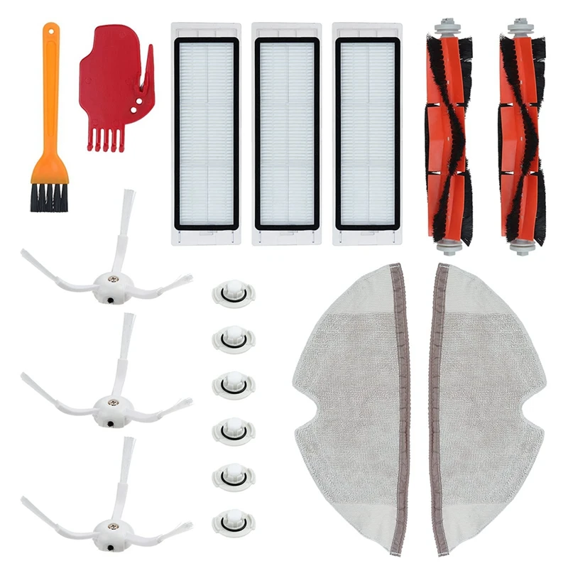 

Аксессуары для робота-пылесоса Roborock S50 S51 S55, основная и боковая щетки, фильтры НЕРА