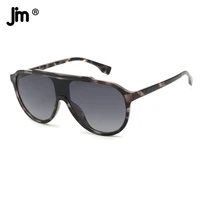 jm 2022 round polarized men women sunglasses oversized big one piece shield glasses uv400