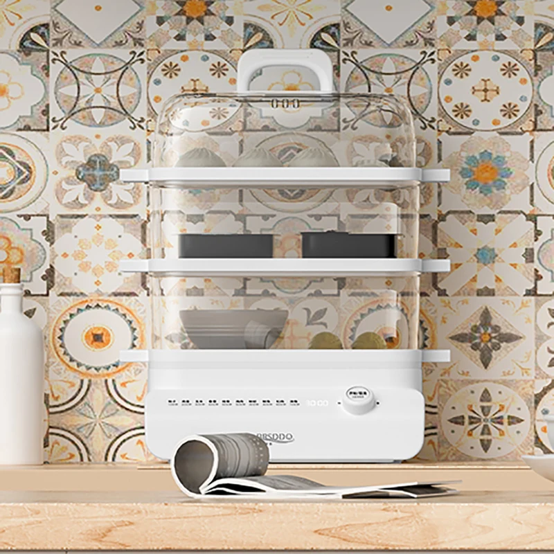 

Steamer Cooker Multifunctional Three Layers Grilled Fish Electric Food Cooking Pots Household Fogao Panelas Cookware