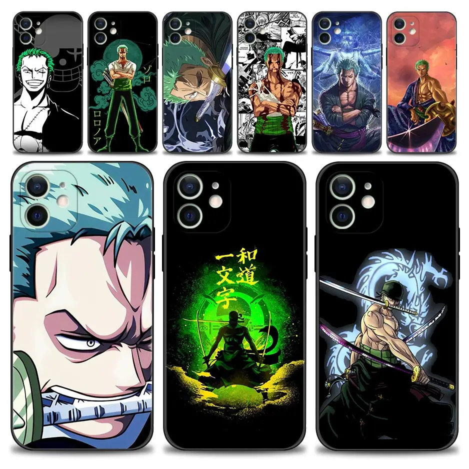 

Case For Apple iPhone 13 12 11 Pro Max 13 12 Mini XS Max XR X 7 8 6 6S Plus 5 5S SE 2020 Shell Anime One Piece Roronoa Zoro