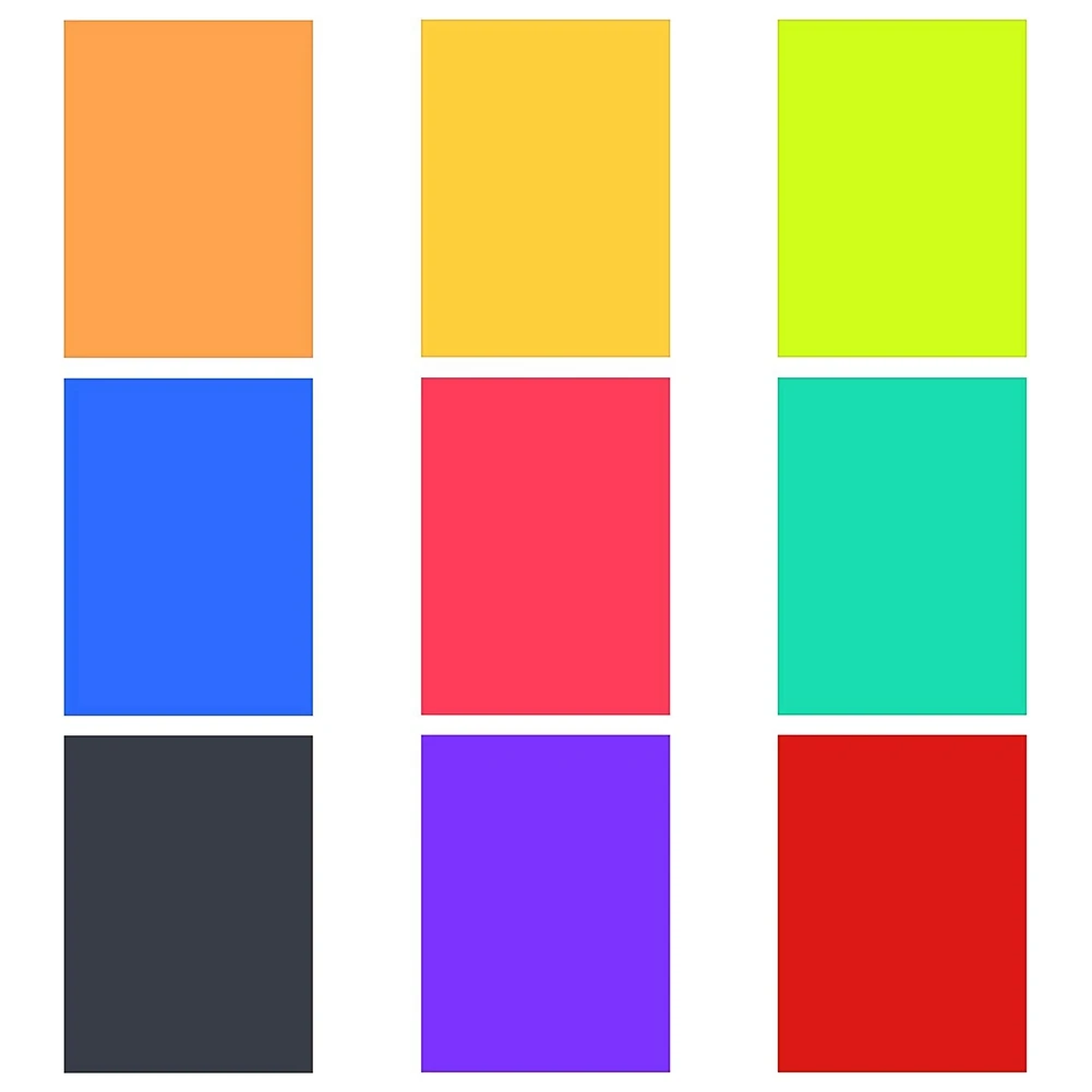 9 шт. гелевый световой фильтр для коррекции цвета цветные накладки освещения