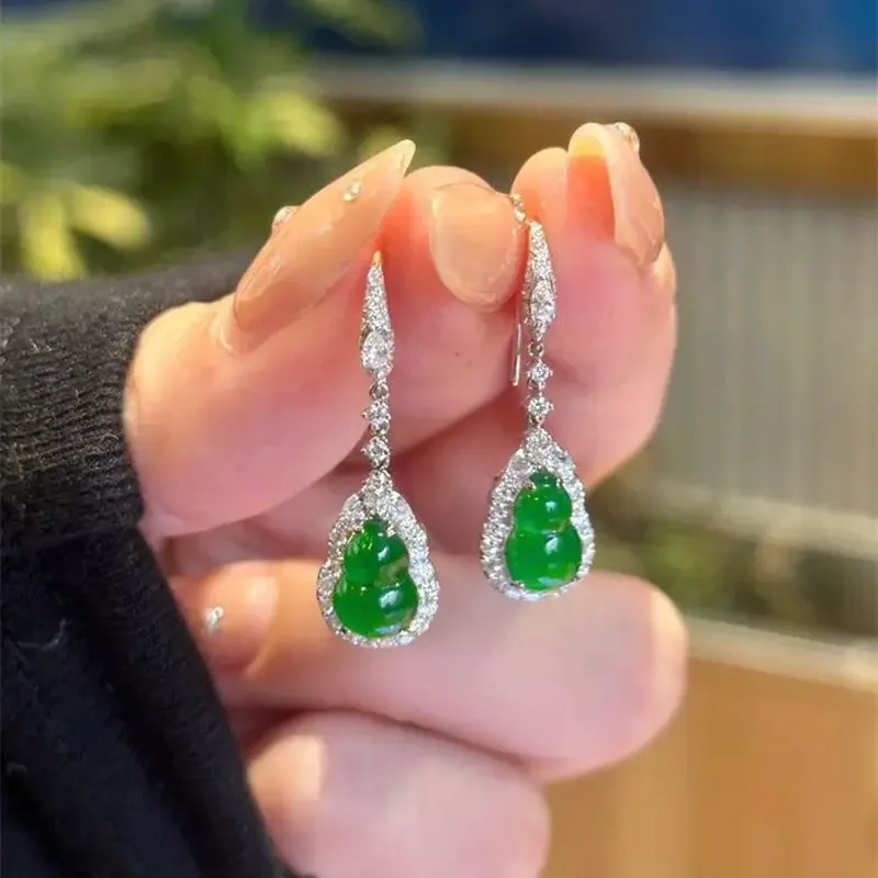 Серьги-гвоздики Mencheese в виде тыквы с цирконом женские серьги западном стиле