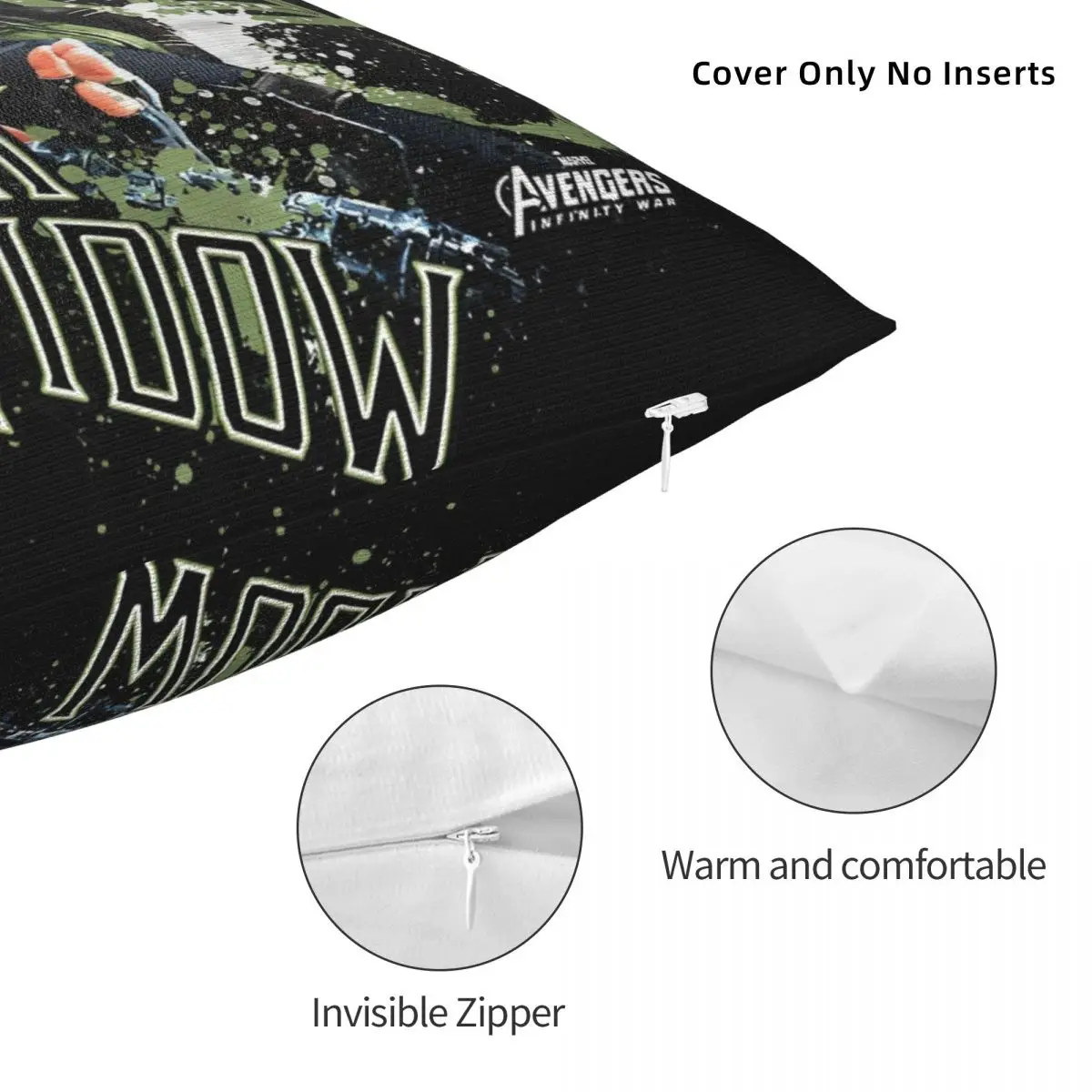 Marvel Black Widow Pain Splat графическая наволочка квадратная модные наволочки для дивана