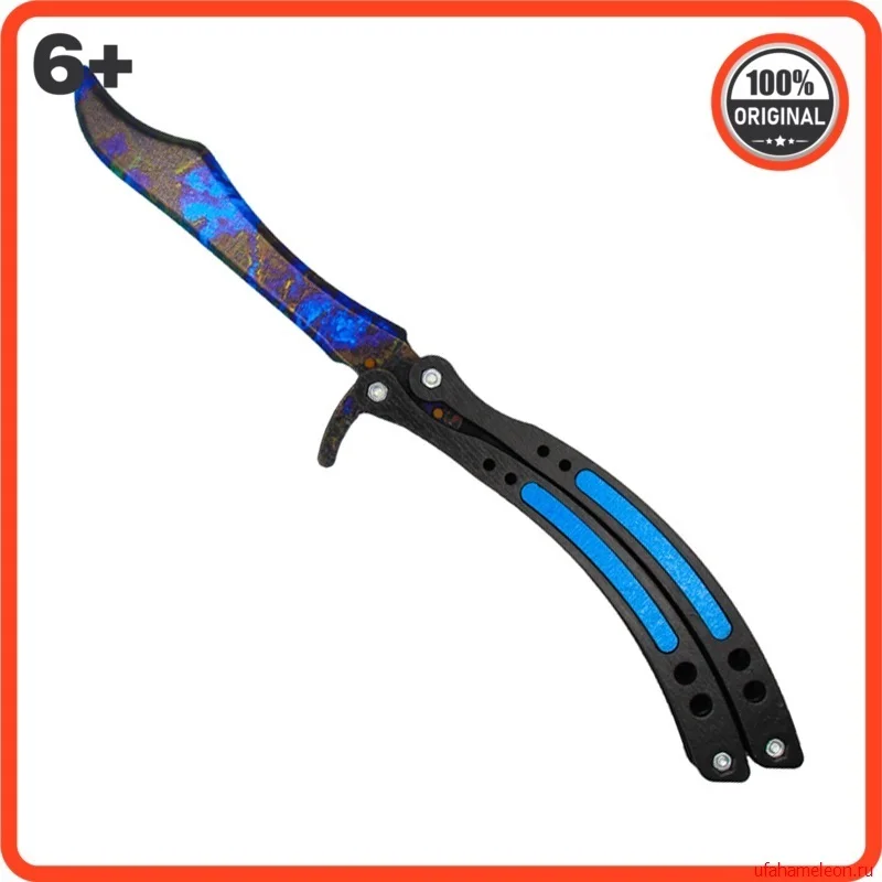 Игрушечное оружие нож бабочка cs go деревянный Поверхностная закал Geekroom