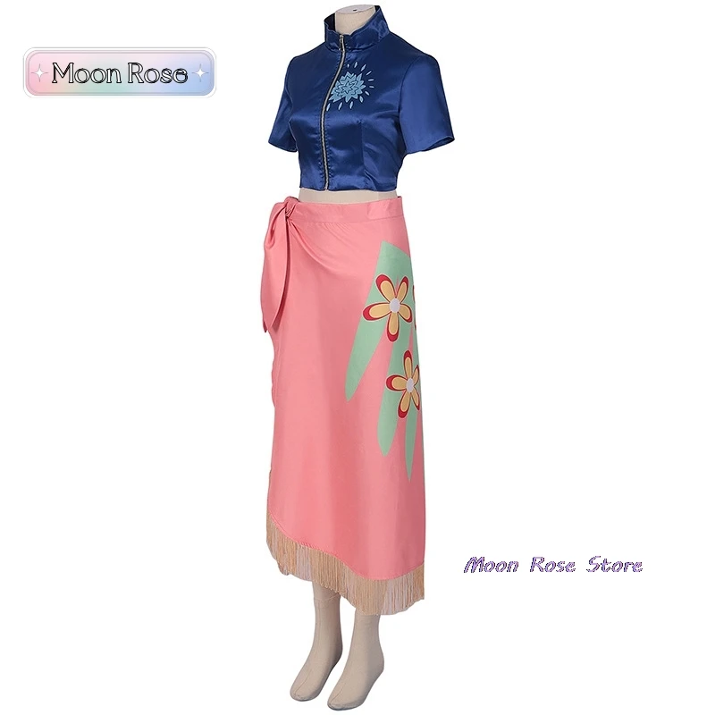 Костюм для косплея из аниме наряды Женский костюм с очками женский парик костюмы