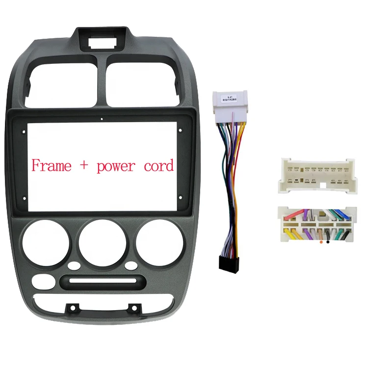 

BYNCG 9 INCH Car Audio Frame GPS Navigation Fascia Panel Car dvd Plastic Frame Fascia is suitable for 1999 HYUNDAI VERNA