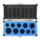 Набор инструментов для извлечения поврежденных болтов, гаек и винтов