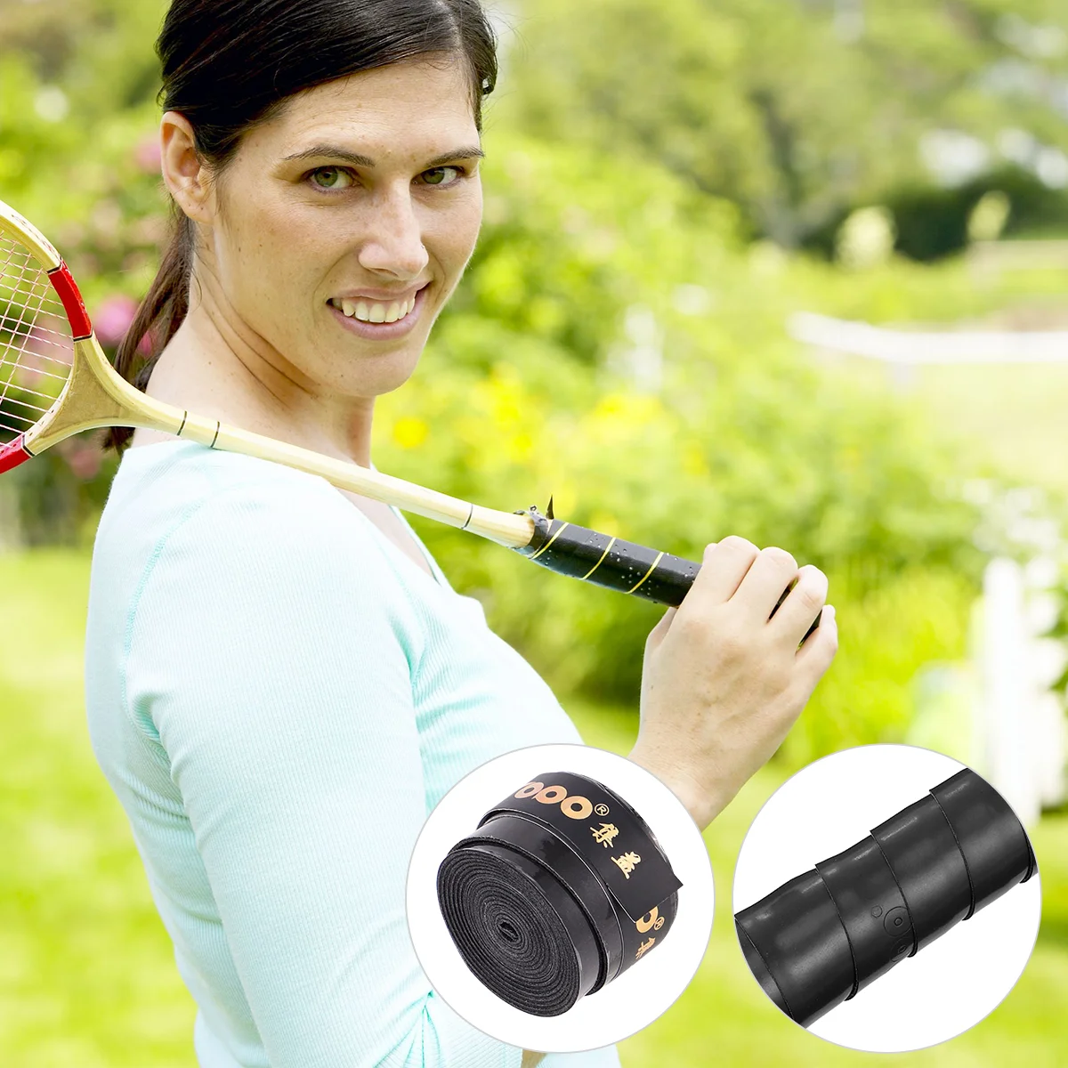 

10 Roll Sticky Racket Grip Anti-slip Tennis Racket Overgrips Badminton Overgrips Sweatband Outdoor Sports Accessories Tennis