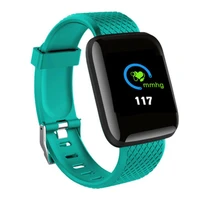 d13 new smart watch 116 plus heart rate smart wristband smart band sports watches waterproof heart rate blood pressure monitor