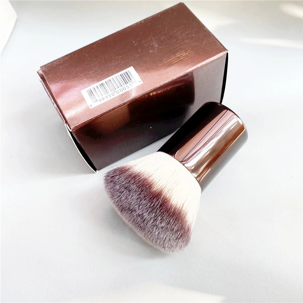 

Hourglass 7# Portable Bronzer Kabuki Brush Brown Metal Withbox Beauty Cosmetics Tools Luxurious Soft Finishing Makeup Brushes