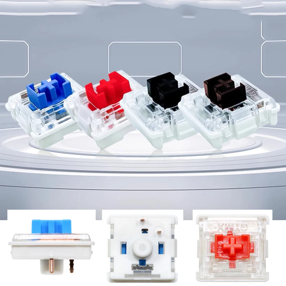 

Mechanical Keyboard OUTEMU OTM Low Profile Switch Black Red Blue Brown 3 Pins for Ultra-slim Ultimate Mechanical Keyboard