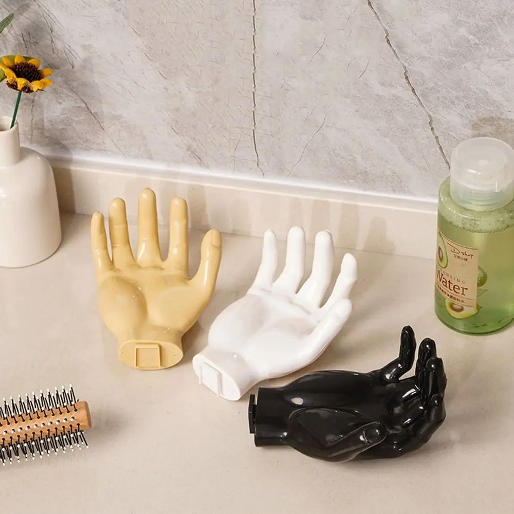 

1PC Multi-functional Hand Shape Hook Wall Mounted Traceless Resin Hanger Hook Key Holder Storage Hook Bathroom Supplies
