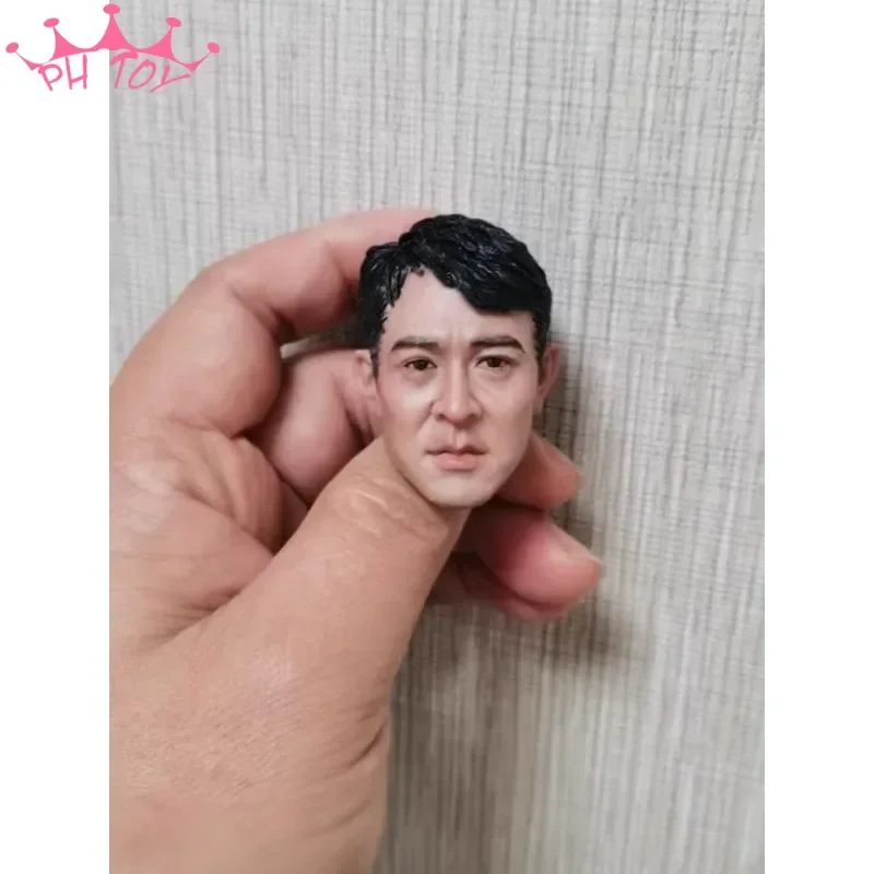 Скульптура головы Jet Li в масштабе 1/6 азиатская боевая звезда резьба по мужской