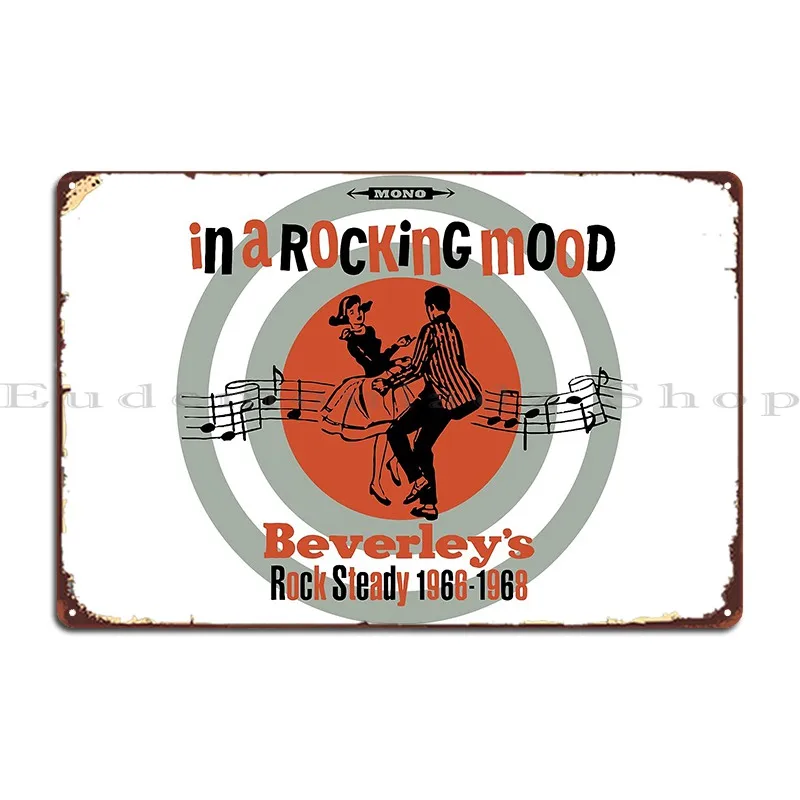 Настроение-качалка Beverleys Rocksteady 1966 1968 металлические вывески паб печатная стена
