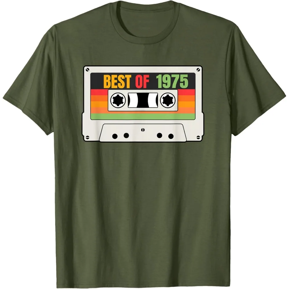 Best of 1975 Welcome To The Fifties Футболка с принтом Camisetas Nostalgia Retro отлично подходит для бега и