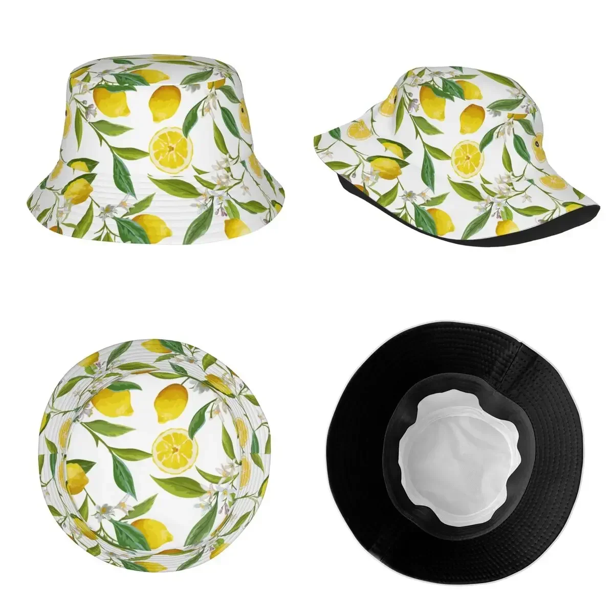 Панама с фруктами и лимоном весенние головные уборы для пикника аксессуары