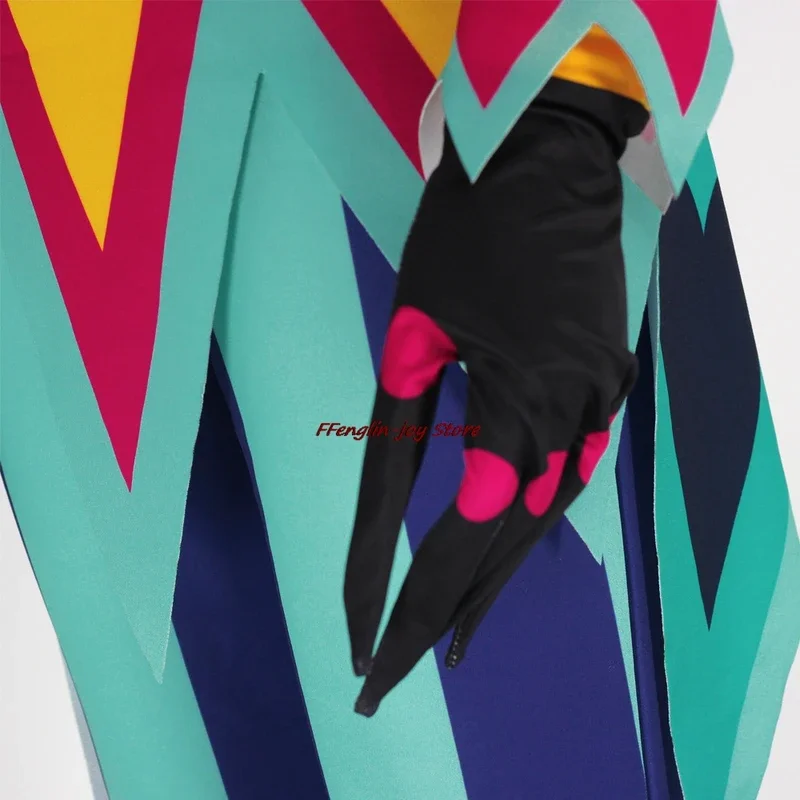 Костюм для косплея Fizzarolli головной убор Хеллоуин роскошный костюм клоуна Женский