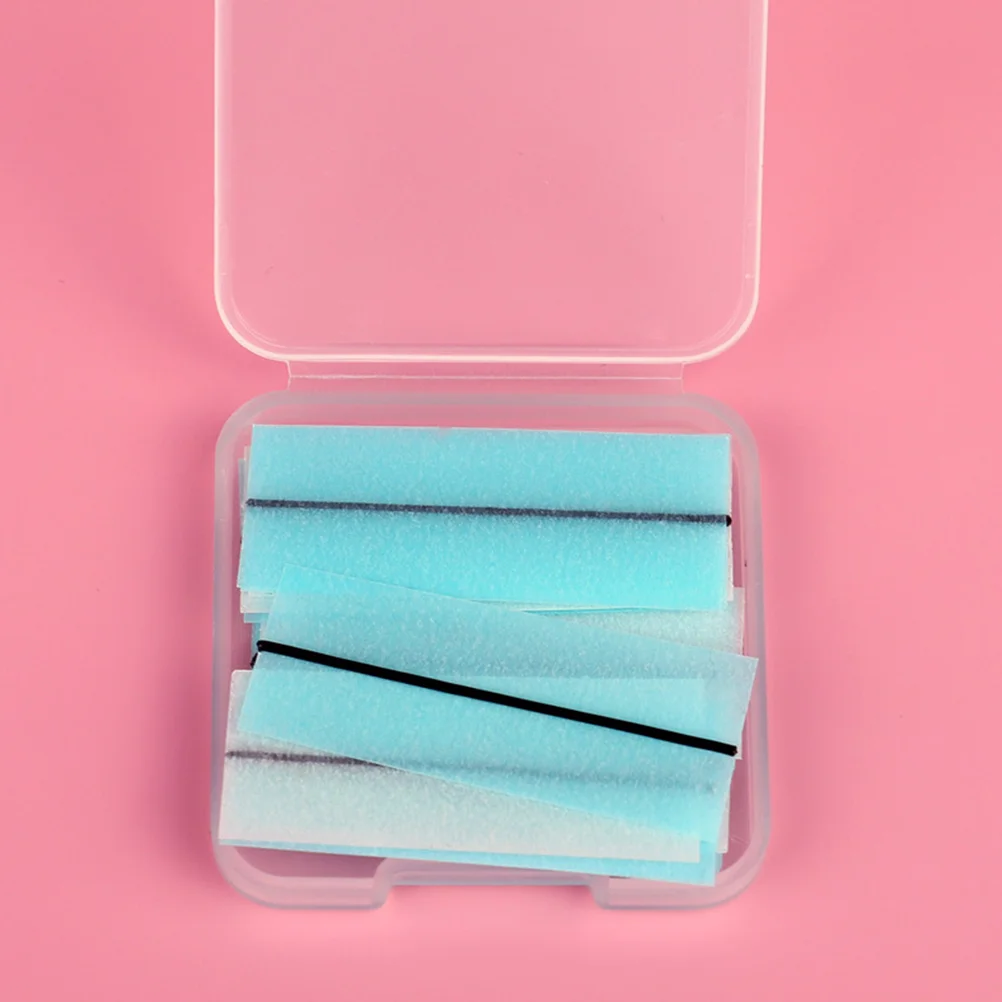 

2 Boxes Self Adhesive Eyelash Strip Self-adhesive Strips False Eyelashes Make Own Bulk Stick Eyeliner Jelly Glue Replacement