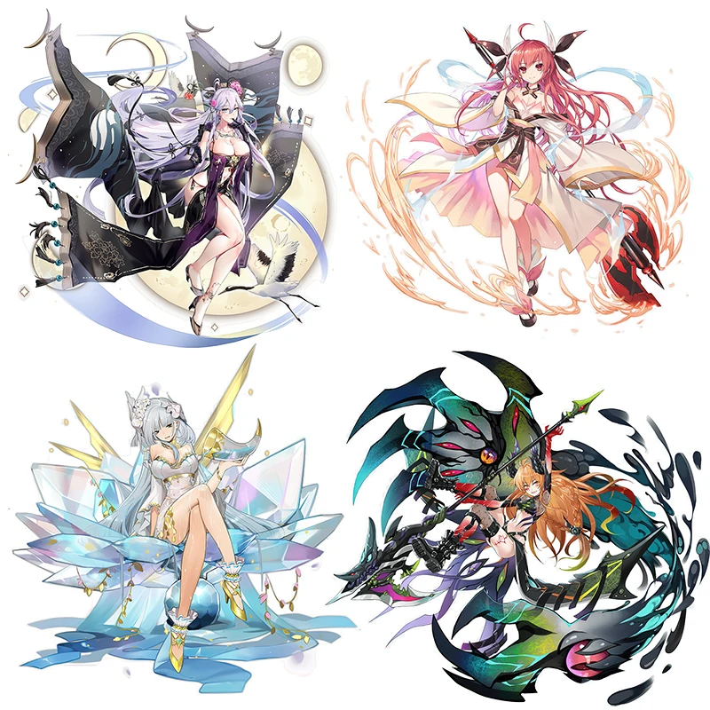 Three Ratels CB15 Ark Order Personalized game wall sticker anime girl decoration decal waterproof self-adhesive