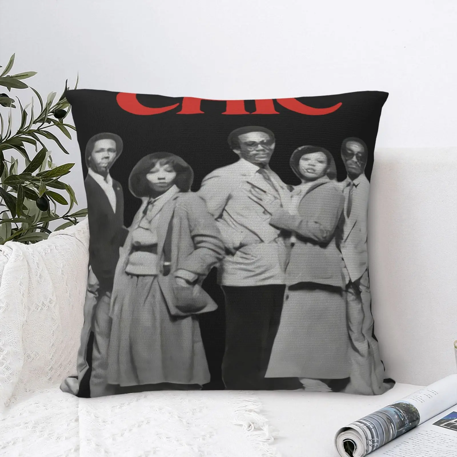 

Шикарный чехол для подушки из нильского дерева, декоративные подушки для гостиной, милый аниме, белый и черный диван