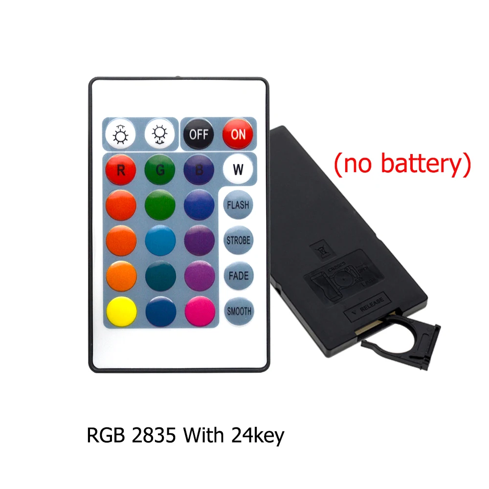 Миниатюсветильник ная Светодиодная лента RGB с 24 клавишами ИК-пульт