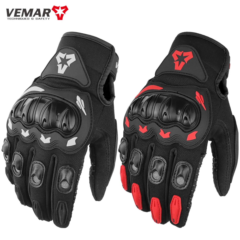 Летние Дышащие Мотоциклетные Перчатки Унисекс