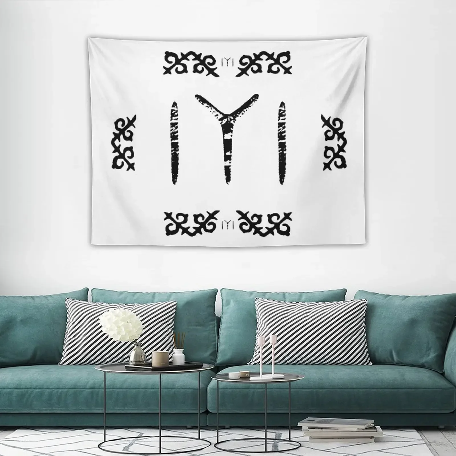 Kayi Флаг Гранж IYI гобелен Рождественское украшение