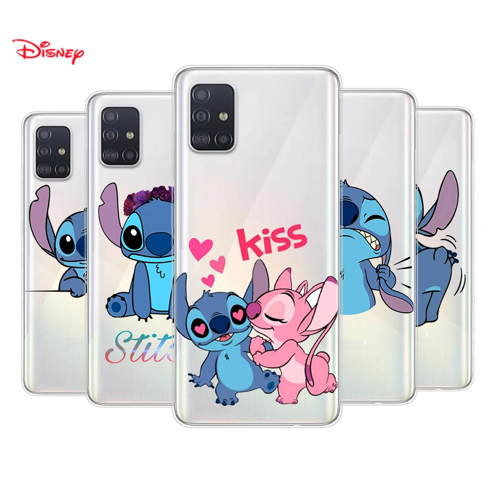 

Cartoon Lilo Stitch Disney For Samsung Galaxy A01 A11 A12 A22 A21S A31 A41 A42 A51 A71 A32 A52 A72 A02S Silicone Phone Cases