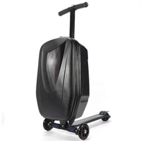 luggage scooter foldable pc suitcase scooter trolley travel scooter luggage school airport travel business carry on luggage