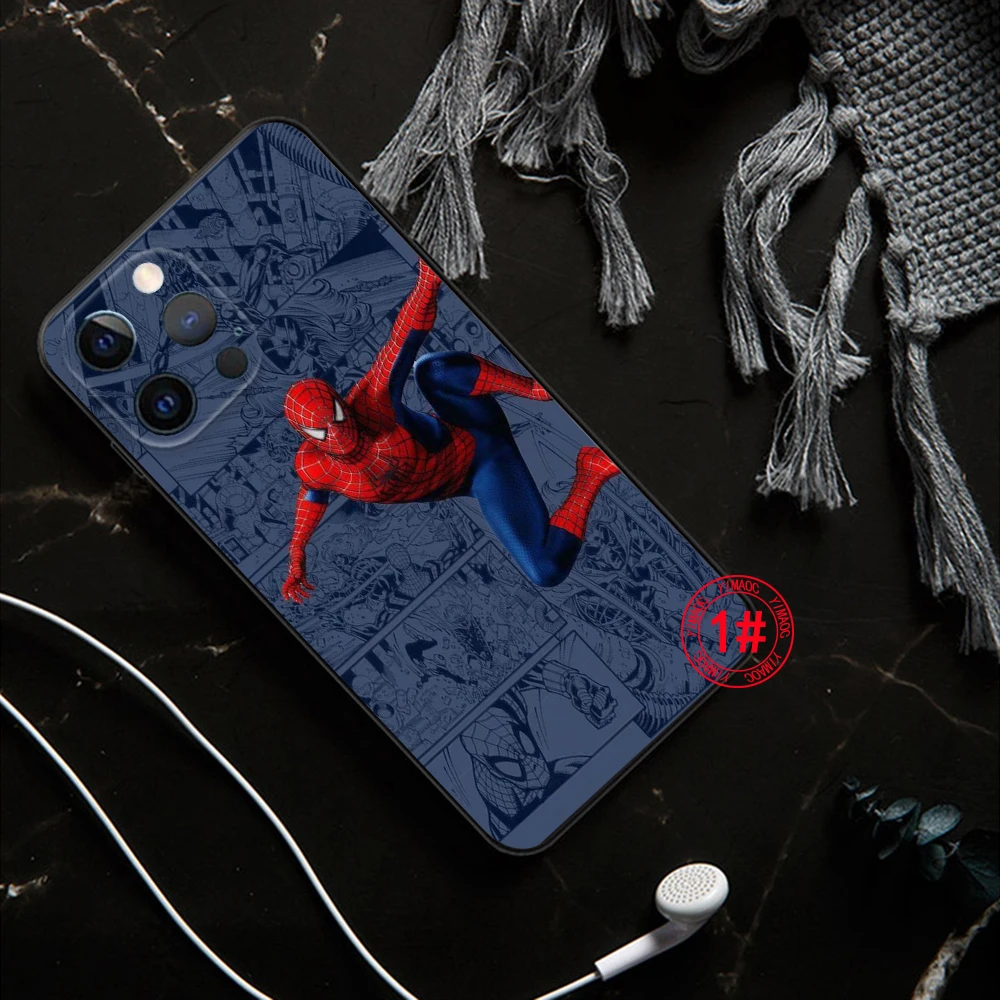 Мягкий чехол с мотивом Человек-паук для Samsung J2 Prime J4 Core J5 J6 Plus J7 Pro J8 S7 Edge S8 Note 8 9 10 Lite 20