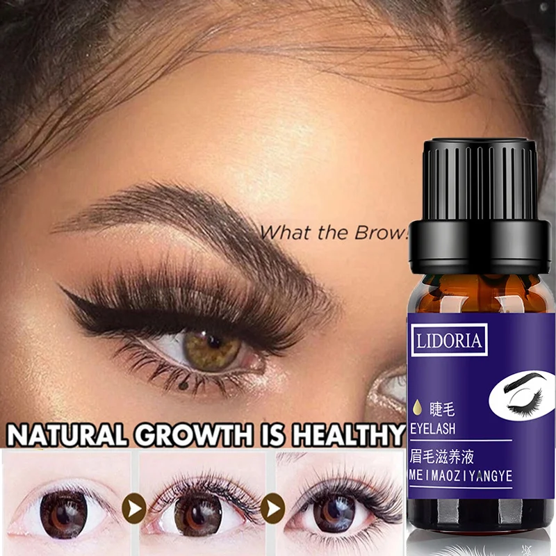 

Fast Eyelash Growth Serum Longer Fuller Thicker Eyebrows Lashes Lifting Essence Enhancer Hair Nourishing Eye Care Products 10ml