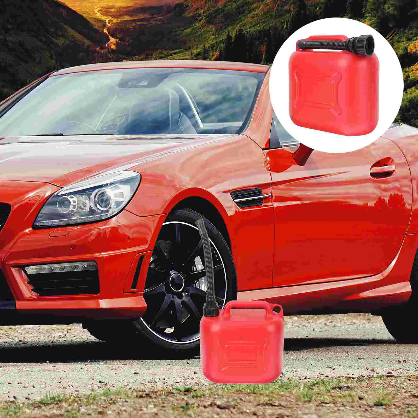 

Gasoline Tank Container Bucket Jug Gas Can Accessories Professional Reusable Backup Fuel Convenient Multi Function Sturdy Wear