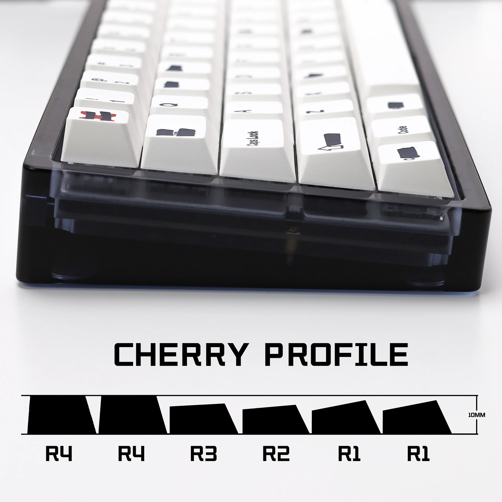 KBDiy Ретро GMK Redacted Keycaps Белый ISO Cherry Profile PBT Keycap Alice Spacer Bar 7u Для 60 Механической клавиатуры MX Switch (art.: 3920d29a9727b) - 3920d29a9727b