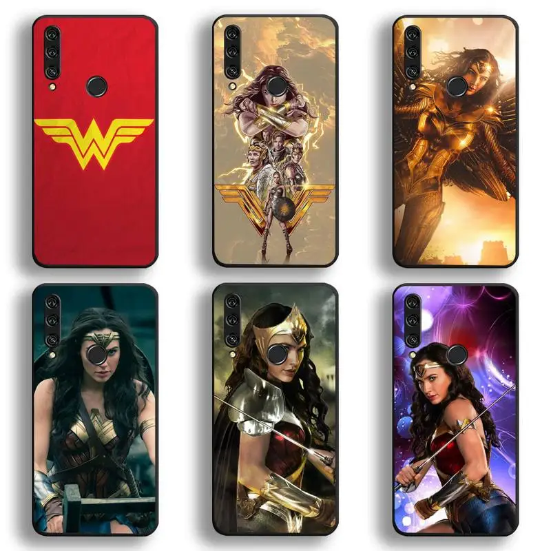 

Wonder Woman Logo Phone Case For Huawei Y6P Y8S Y8P Y5II Y5 Y6 2019 P Smart Prime Pro