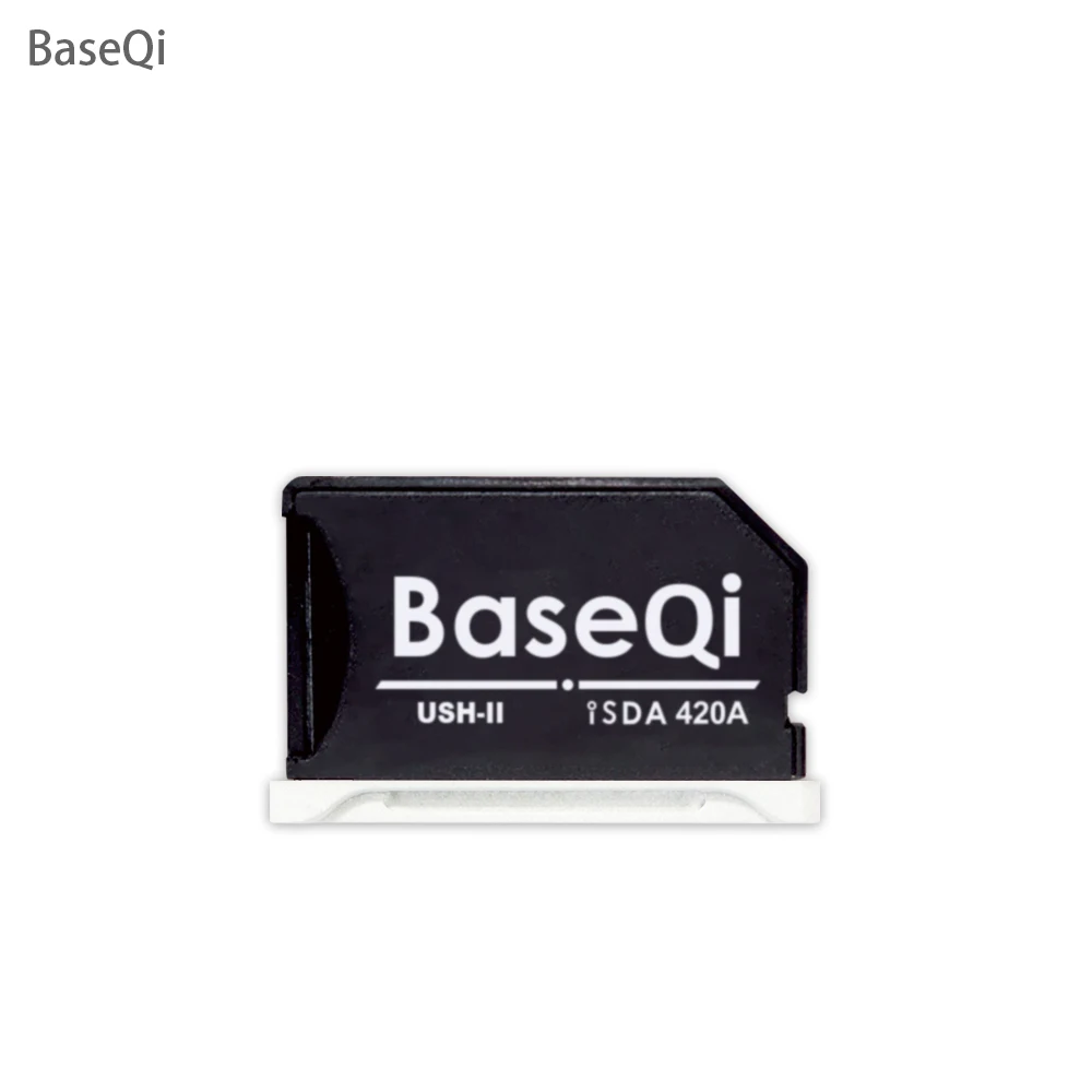 BaseQi for MacBook Pro 14inch 16inch Year2022/2021 Microsd Card Adapter Completely Hidden Mac Pro Mini Drive
